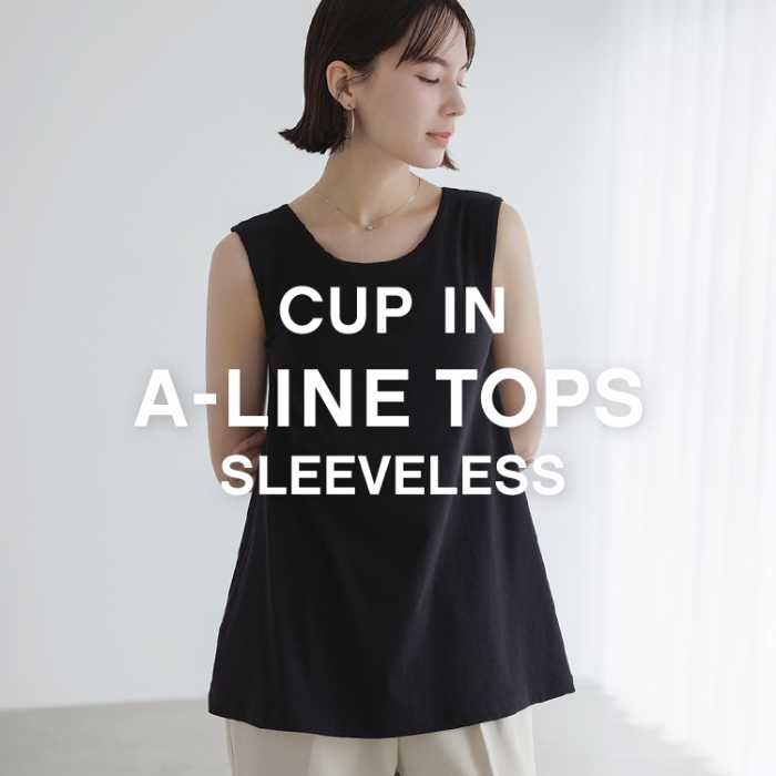 BAMBI WATERのカップ イン Aライントップス ノースリーブ①