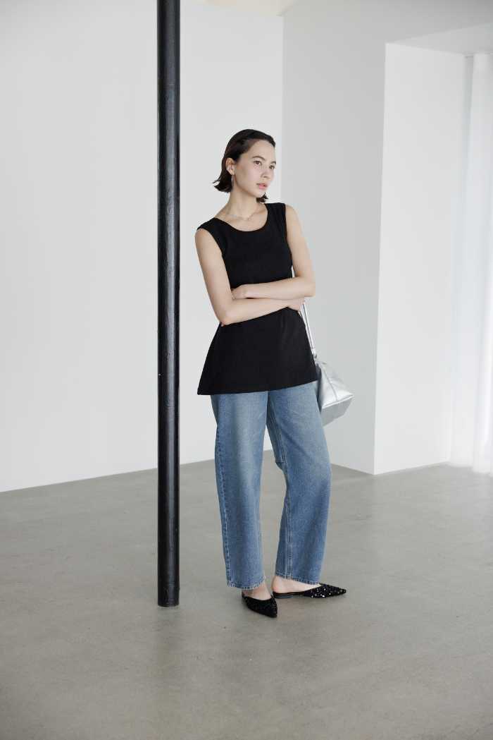 BAMBI WATERのカップ イン Aライントップス ノースリーブ③