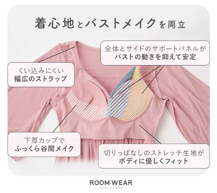 PEACH JOHN ROOMの新作パジャマ②