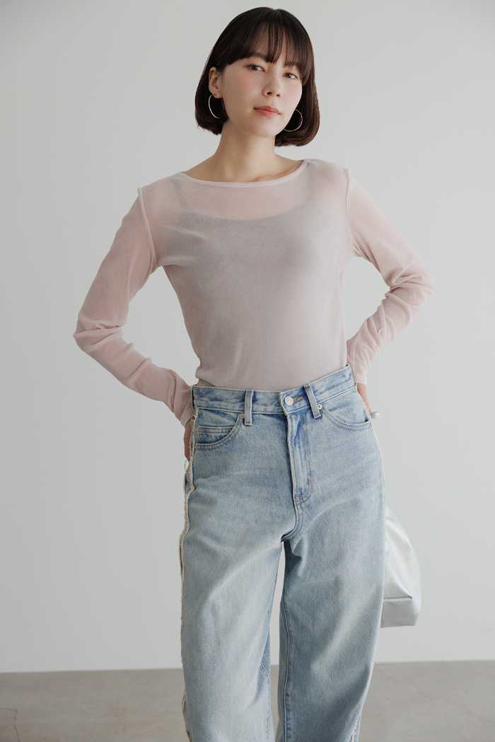 BAMBI WATERのブラ イン シームレス キャミソール④