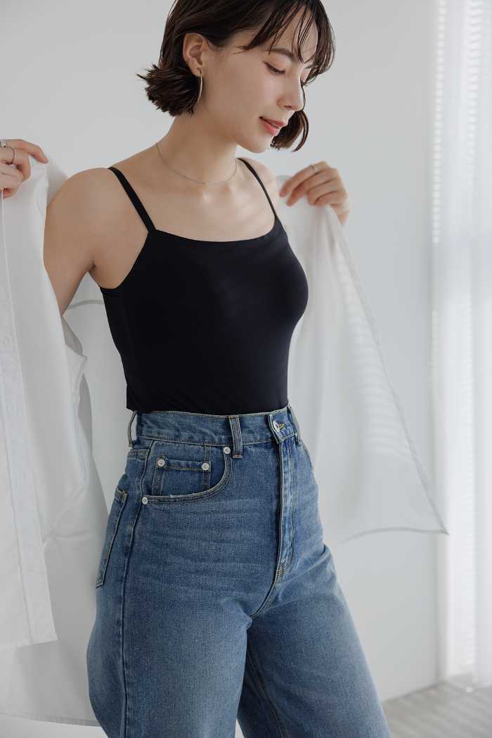 BAMBI WATERのブラ イン シームレス キャミソール⑥