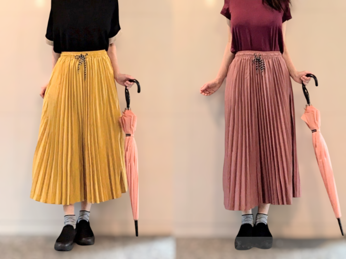 ワークマンのスカート１