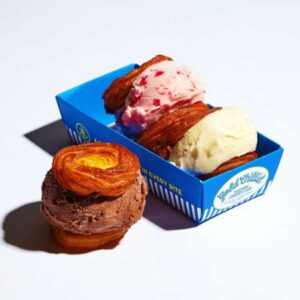 専門店のアイスチュロス