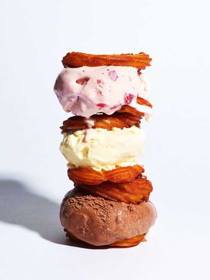 専門店のアイスチュロス2