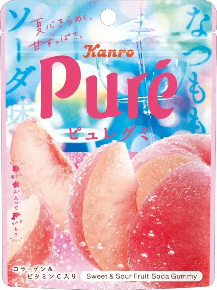 ピュレグミのなつももソーダ③