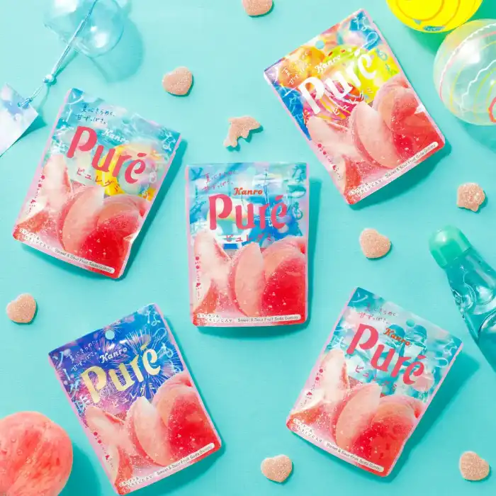 ピュレグミのなつももソーダ①