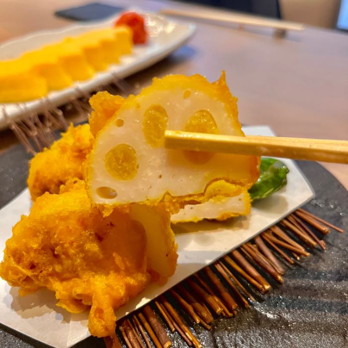 鶴福のからし蓮根2