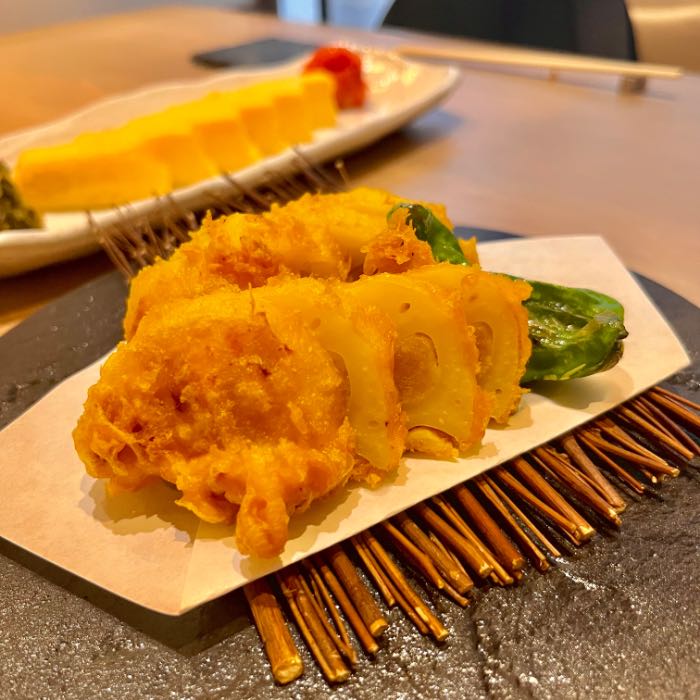 鶴福のからし蓮根1