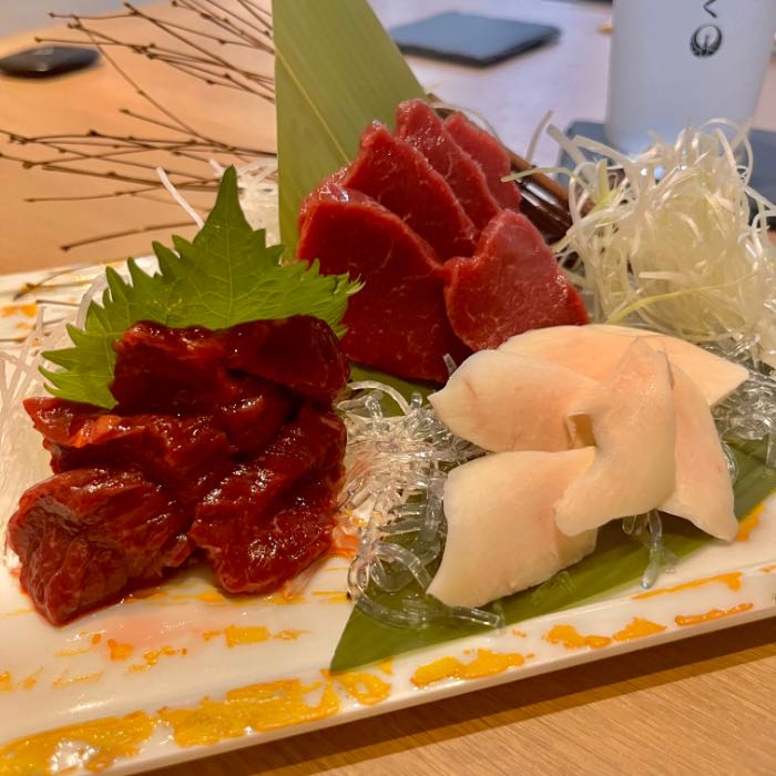 鶴福の馬肉1