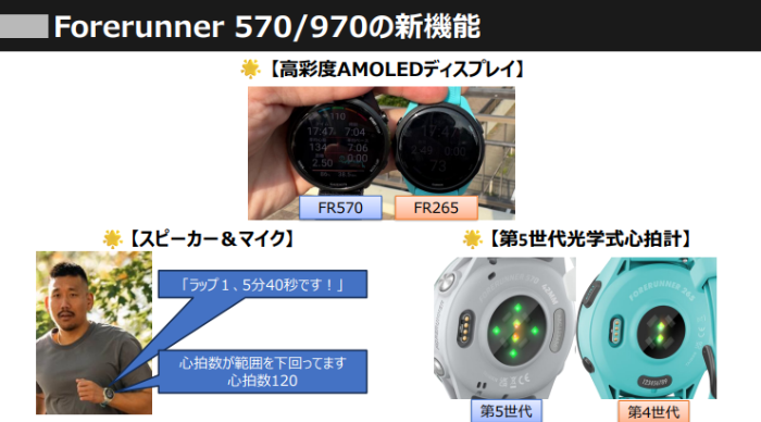 ガーミンの新商品特徴①