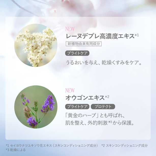 ロクシタンのレーヌデプレ ブライトUVシールド SPF50/PA++++の説明