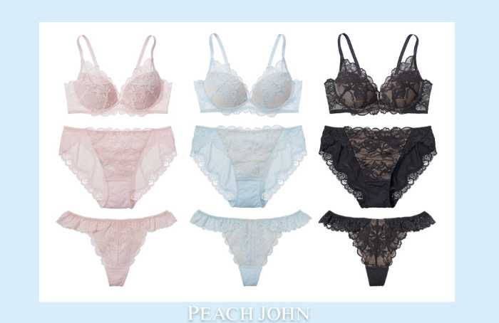 PEACH JOHNの新作インナー④