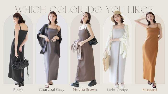 ツーハッチの2wayリブカップ付きワンピース④