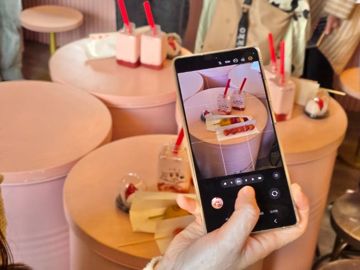 Samsungボンボンベリーの撮影風景