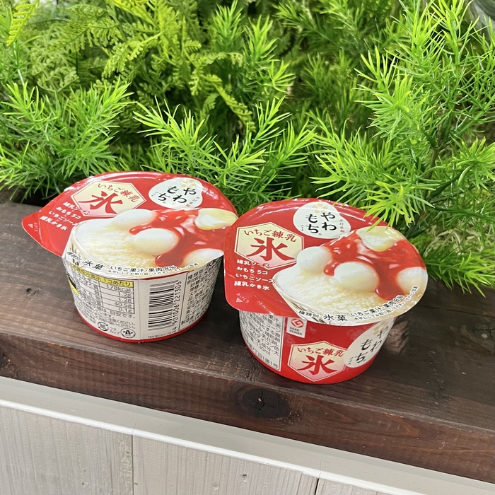 井村屋のやわもちアイスいちご練乳氷⑩