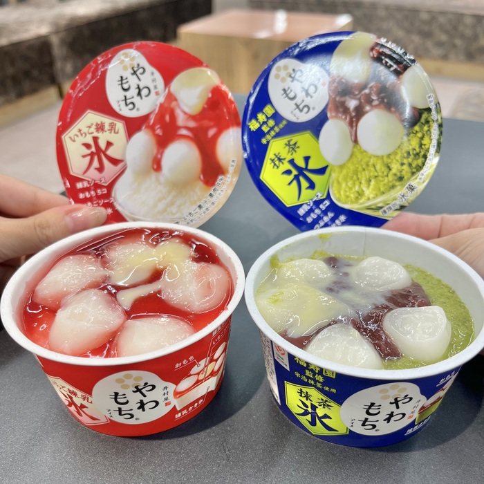 井村屋のやわもちアイスいちご練乳氷①