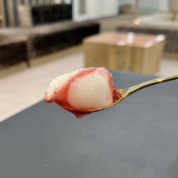 井村屋のやわもちアイスいちご練乳氷⑧