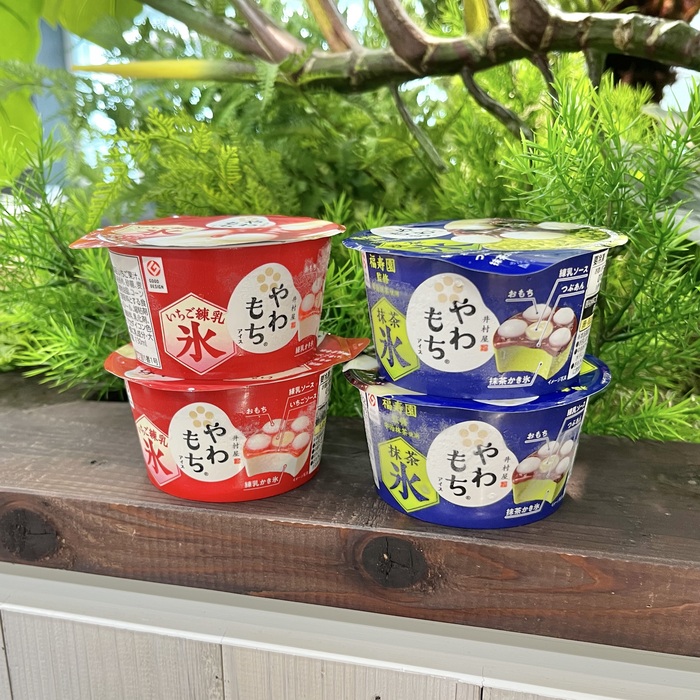 井村屋のやわもちアイスいちご練乳氷②