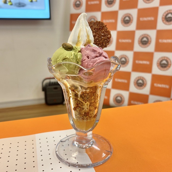 サンマルクカフェの富良野メロン＆パフェ佐藤⑦