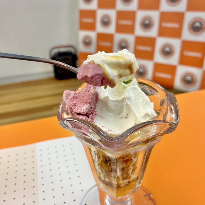 サンマルクカフェの富良野メロン＆パフェ佐藤⑧