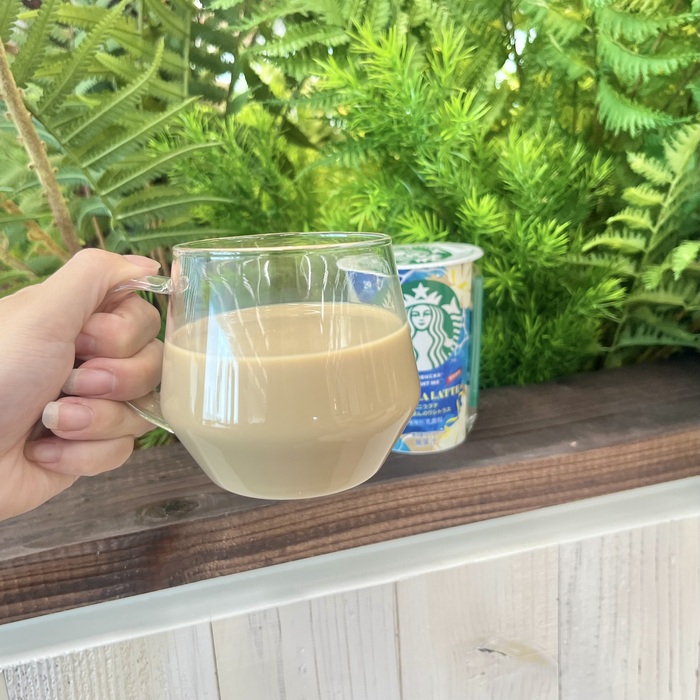 スターバックスのバニララテシトラス⑥