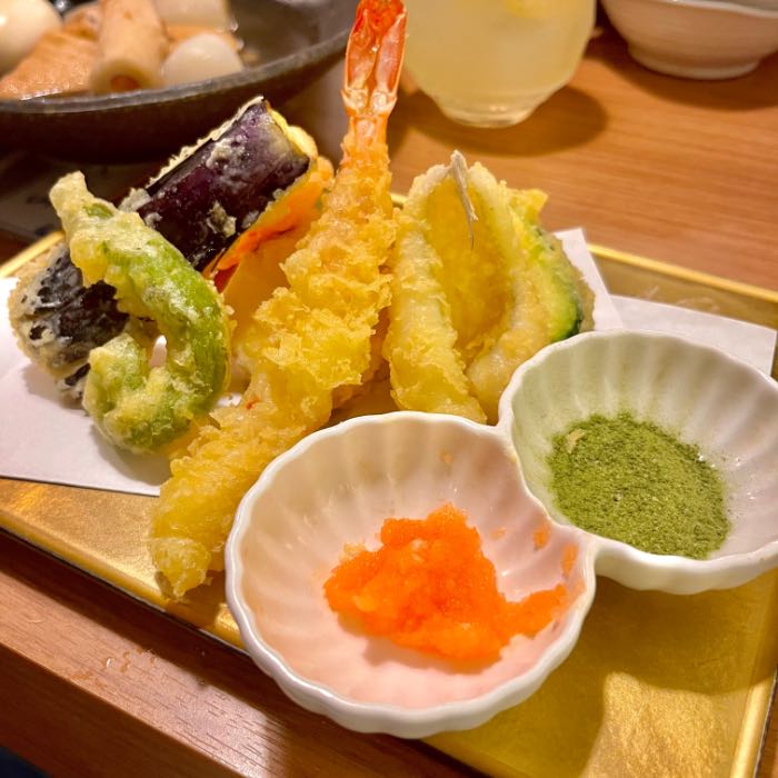 鳥居くぐりの天ぷら