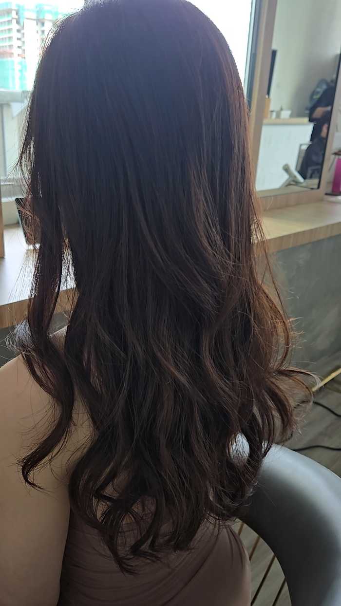 ヘアーセット後