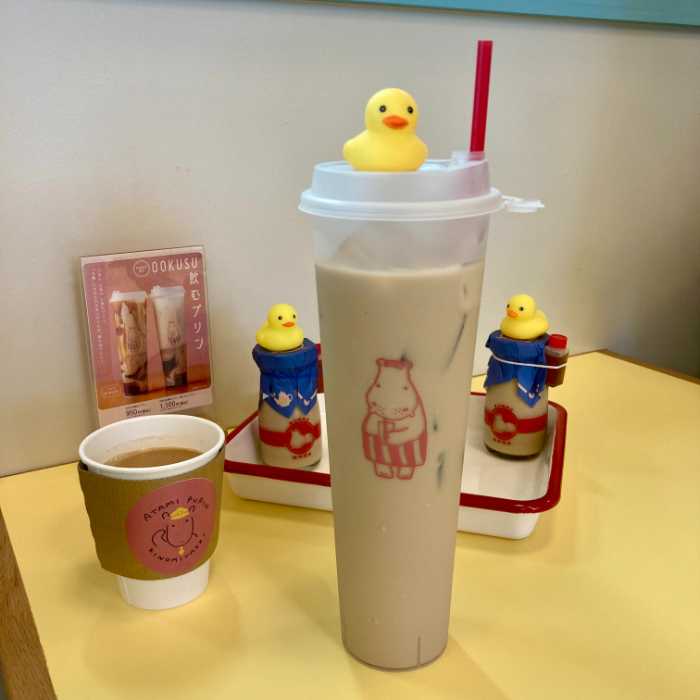 熱海プリン来宮駅店限定の来宮チャイミルクティ(アイス)