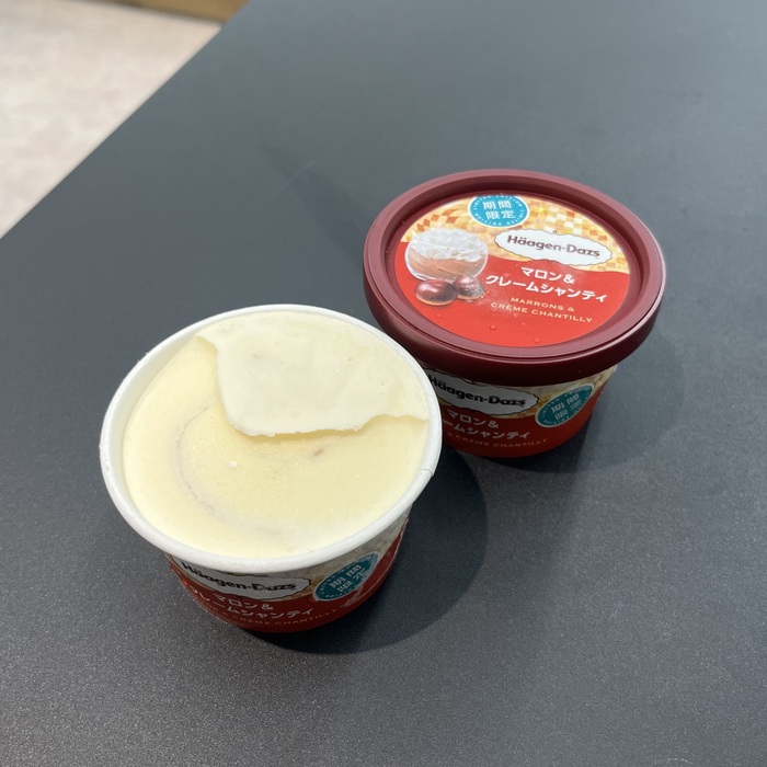 ハーゲンダッツのマロン＆クレームシャンティ③