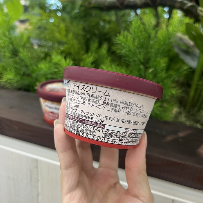 ハーゲンダッツのマロン＆クレームシャンティ⑧
