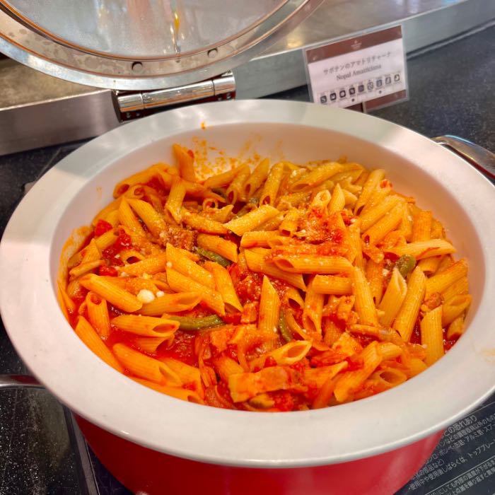 メキシカンフェアのパスタ