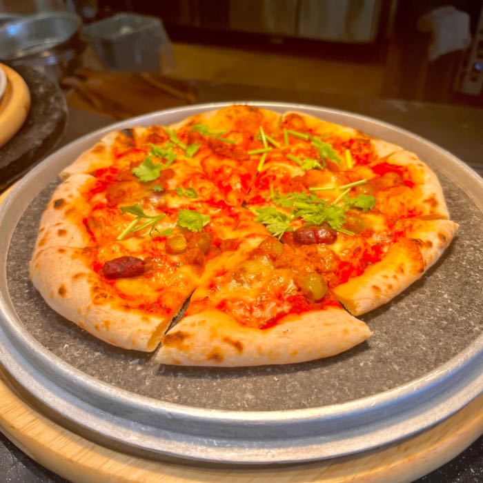 メキシカンフェアのピッツァ