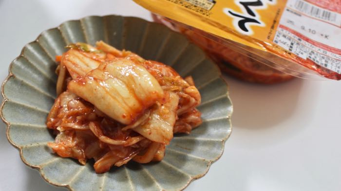 キムチともち麦のキムチ食卓