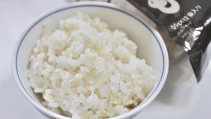 キムチともち麦のもち麦中