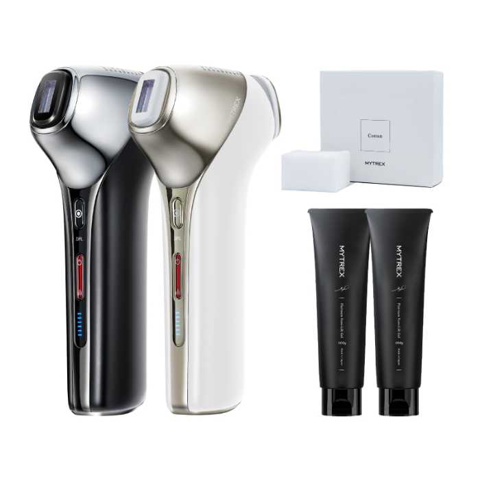 MYTREX 美顔器 ホワイト ゴールド 公式】MYTREX MiRAY ONE｜マルチヘッド美顔器で透明ハリ肌を