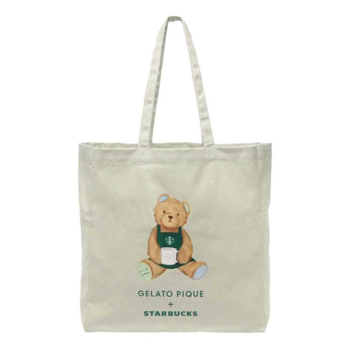 ジェラピケ×スタバ パウダーベアジャガードプルオーバー ミント