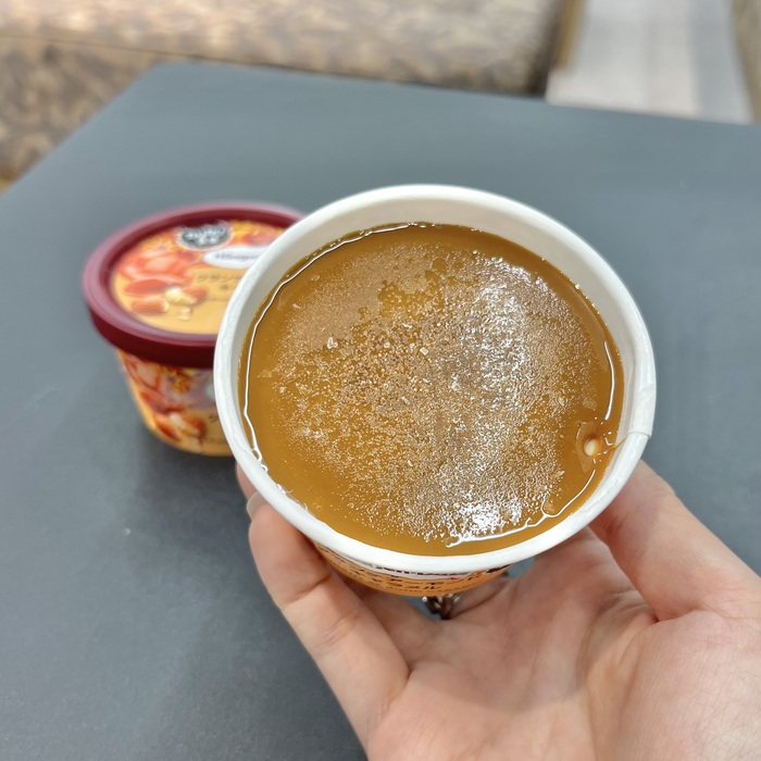 ハーゲンダッツのクランチアーモンドキャラメル③