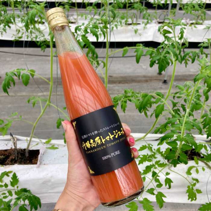 丹那高原トマトジュースの720ml瓶