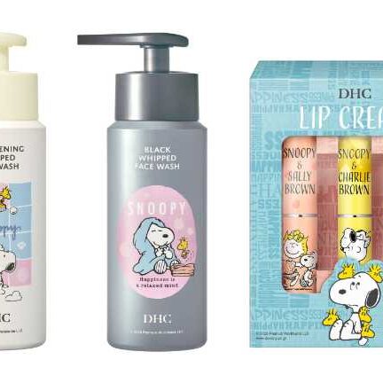 スヌーピー　炭酸泥泡洗顔 DHC×スヌーピー】限定デザインが登場♡泡洗顔＆リップで毎日をハッピー