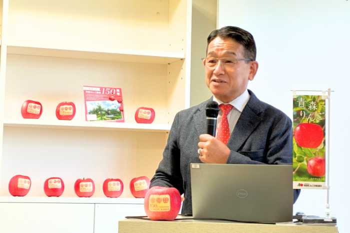リンゴセミナーの様子①