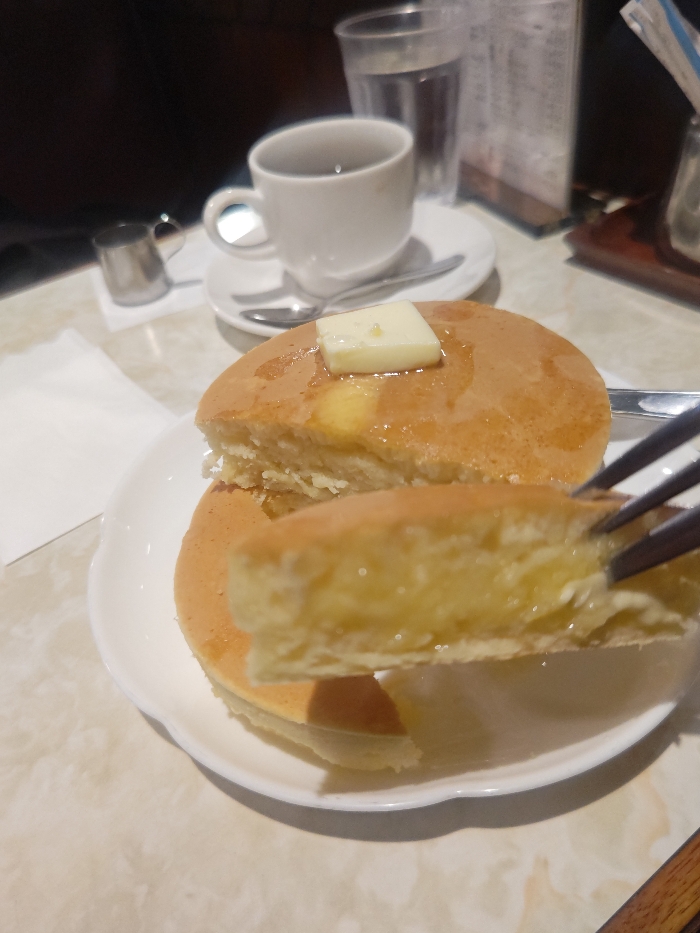 喫茶ニットのホットケーキ2