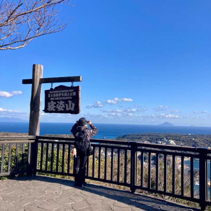 下田ロープウェイの寝姿山キービジュアル