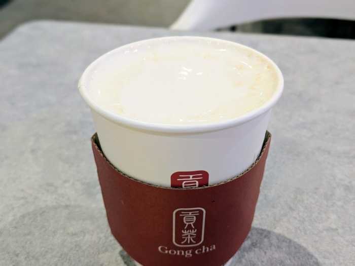 ゴンチャのハニーナッツウーロン⑤