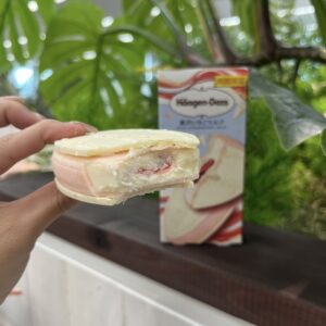 ハーゲンダッツの贅沢いちごミルク④