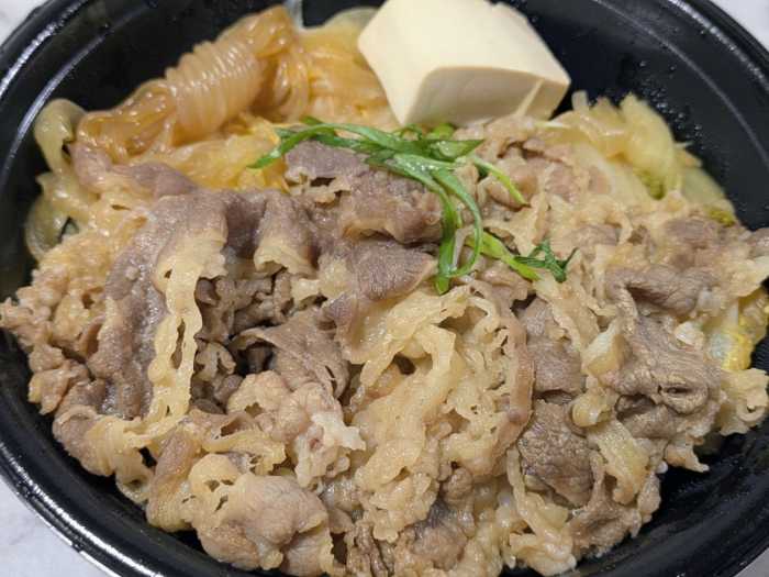 ほっかほっか亭の牛すき焼⑤