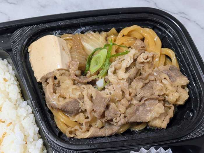 ほっかほっか亭の牛すき焼③