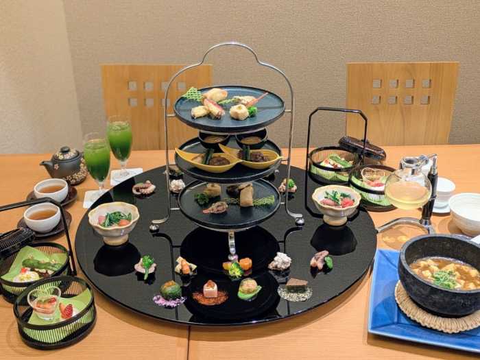 ホテル阪神大阪の和風ナイトアフタヌーンティ①