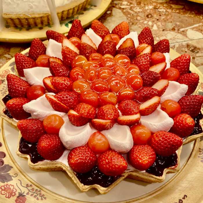 キルフェボンの結晶型 “ル ガール”クリームチーズムースのタルト ~桜風味~ホール