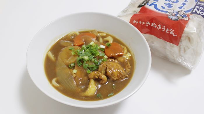 カトキチカレーうどんの完成