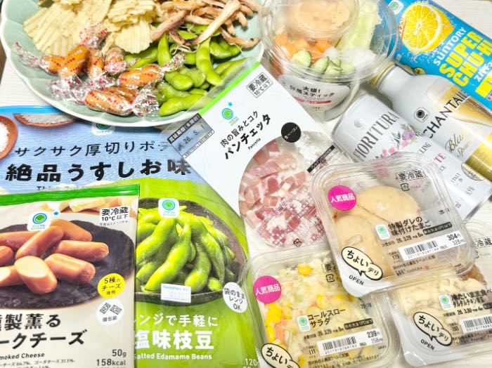 ファミマルお花見オススメ商品の全体図